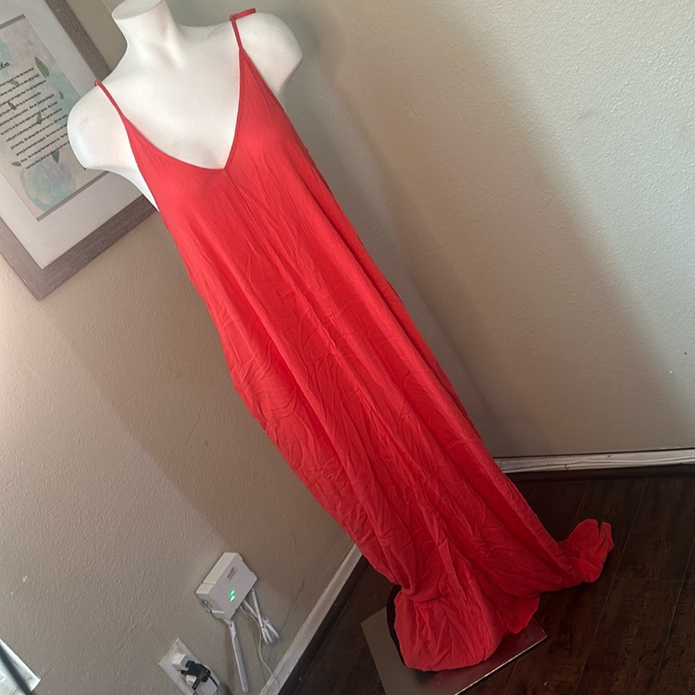 NWT Flame Red Sundress Lovestitch sold by Vici Size S/M - Picture 1 of 4